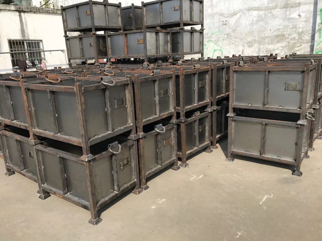 杭州网格钢制料箱